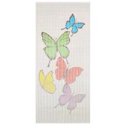 Rideau de porte contre insectes Bambou 90 x 200 cm