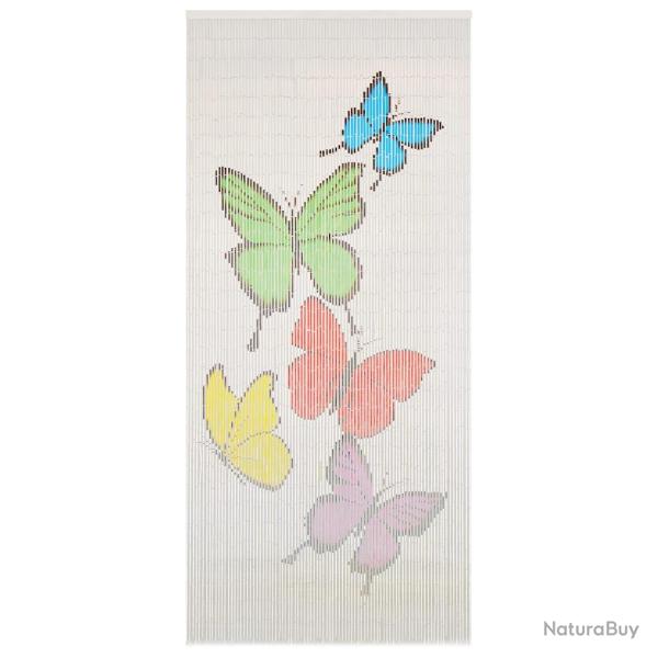 Rideau de porte contre insectes Bambou 90 x 200 cm