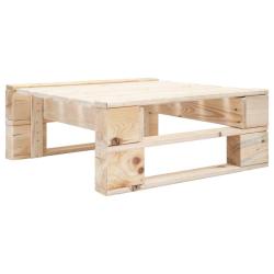 Repose-pied palette de bois