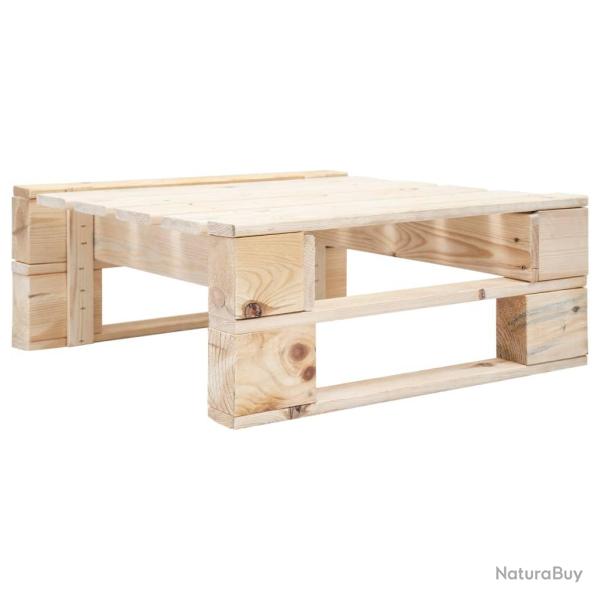 Repose-pied palette de bois