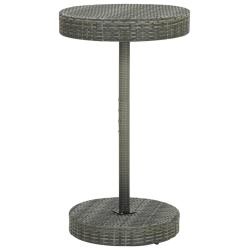 Table de Gris 60,5x106 cm R&eacute;sine tress&eacute;e