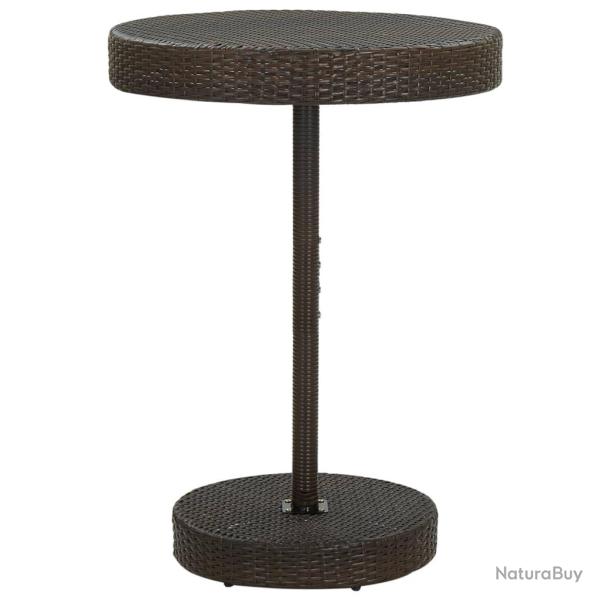 Table de Marron 75,5x106 cm R�sine tress�e