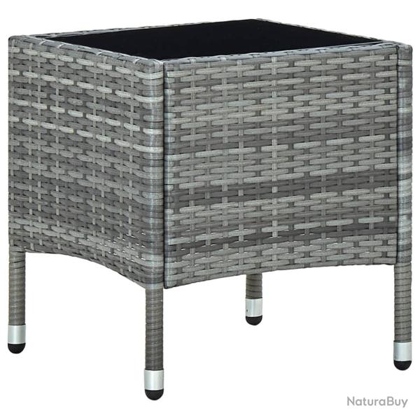 Table de Gris 40x40x45 cm R�sine tress�e