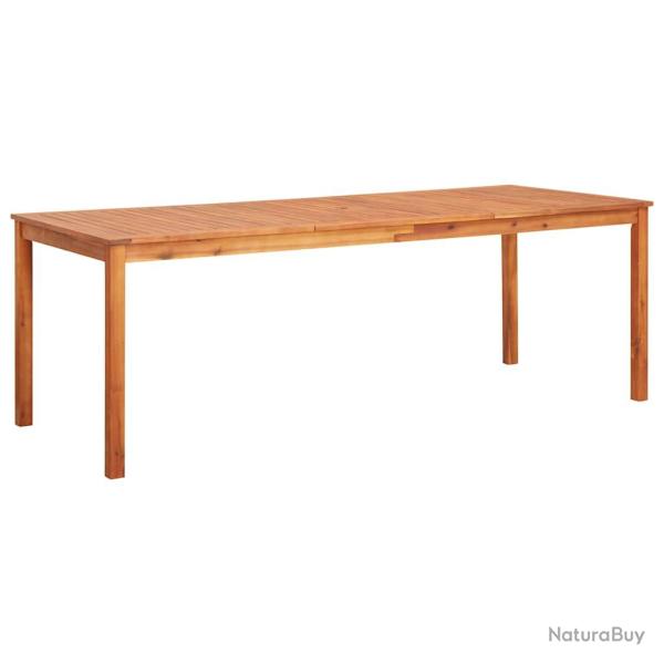 Table de 215x90x74 cm Bois d'acacia massif