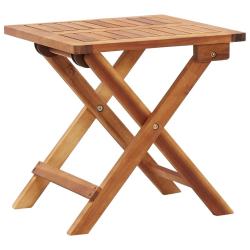 Table pliable de 40x40x40 cm Bois d'acacia massif