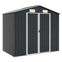 Abri de Anthracite 205x129x183 cm Acier galvanis&eacute;