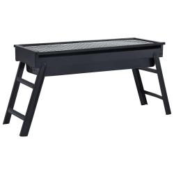 Barbecue portable de camping inoxydable 60x22,5x33 cm