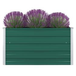 Jardini&egrave;re 100 x 100 x 45 cm Acier galvanis&eacute; Vert