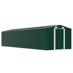 Abri de Vert 257x779x181 cm Acier galvanis&eacute;