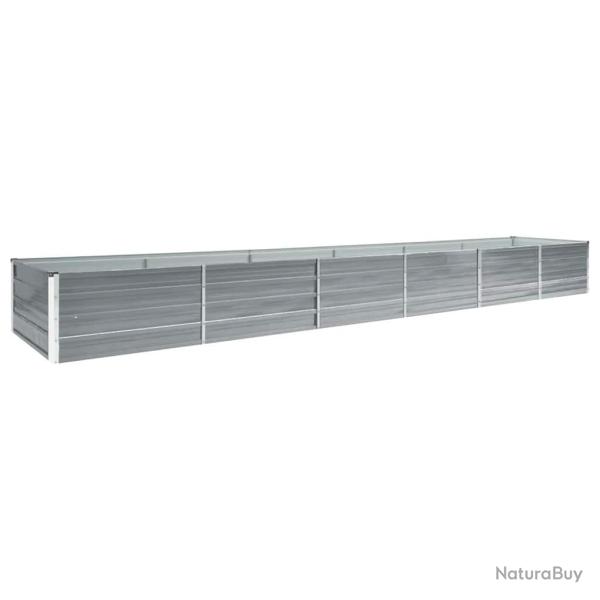 Lit sur�lev� de Acier galvanis� 480x80x45 cm Gris