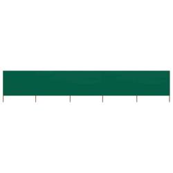 Paravent 5 panneaux Tissu 600 x 80 cm Vert