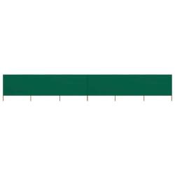 Paravent 6 panneaux Tissu 800 x 160 cm Vert