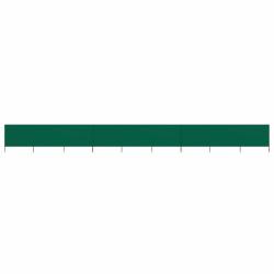 Paravent 9 panneaux Tissu 1200 x 120 cm Vert