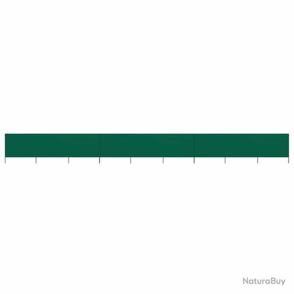 Paravent 9 panneaux Tissu 1200 x 120 cm Vert