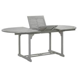 Table de Gris 200x100x75 cm Bois d'acacia massif