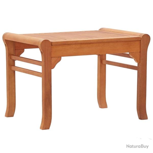 Banc de 64 cm Bois d'eucalyptus solide