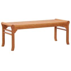 Banc de 2 places 120 cm Bois d'eucalyptus solide