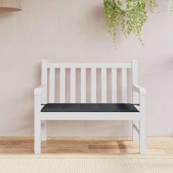Coussin de banc de noir 100x50x3 cm tissu oxford