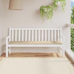 Coussin de banc de beige 180x50x3 cm tissu oxford