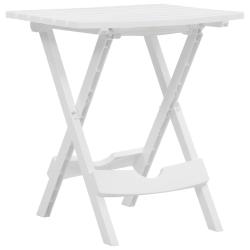 Table pliable de 45,5x38,5x50 cm Blanc
