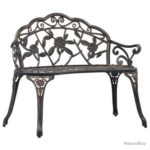 Banc de bistrot 100 cm Bronze Aluminium coul�