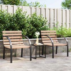 Chaises de lot de 2 Bois
