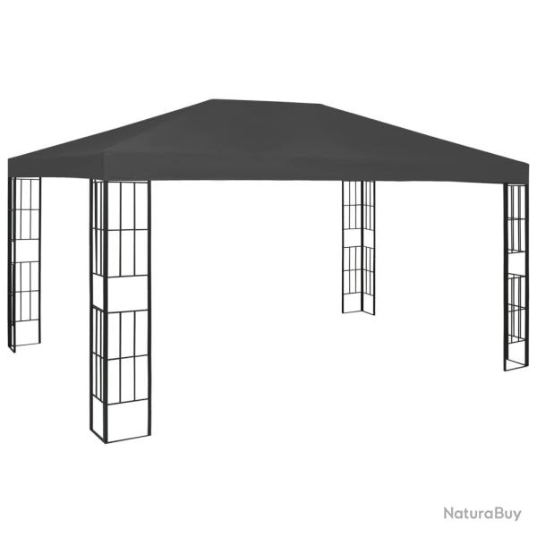 Tonnelle anthracite pour la terrasse, 3 � 4 m