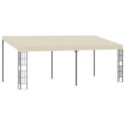 Belv&eacute;d&egrave;re mural 3x6 m Cr&egrave;me Tissu