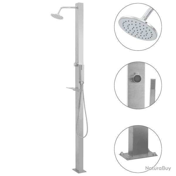 Douche d'ext�rieur Acier inoxydable Droit
