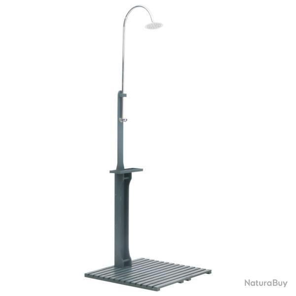 Douche de Anthracite Bois
