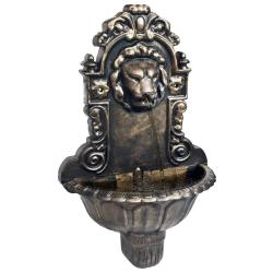 Fontaine murale Design de t&ecirc;te de lion Bronze