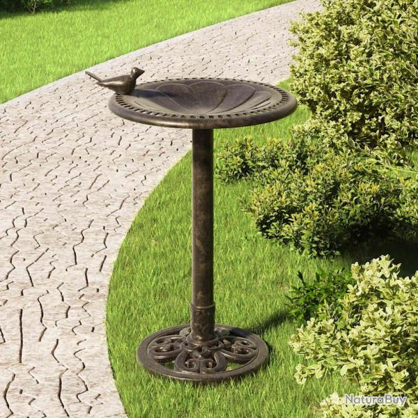 Baignoire de pour oiseaux Bronze Plastique
