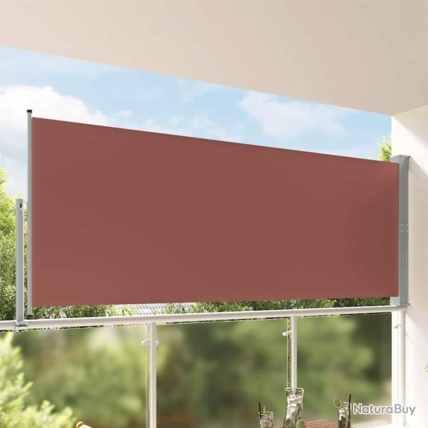 Auvent lat�ral r�tractable de patio 140 x 300 cm Marron