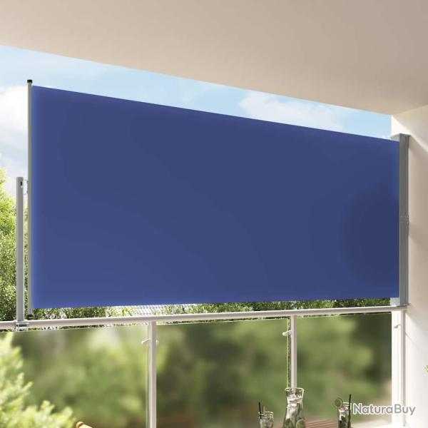 Auvent lat�ral r�tractable de patio 160x300 cm Bleu