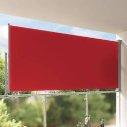 Auvent lat&eacute;ral r&eacute;tractable de patio 160x300 cm Rouge