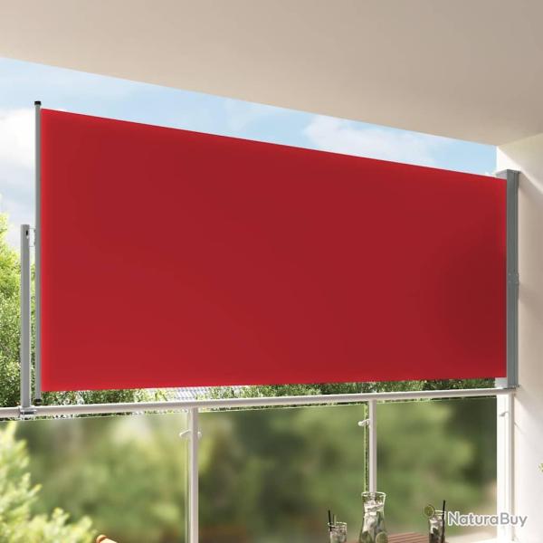 Auvent lat�ral r�tractable de patio 160x300 cm Rouge