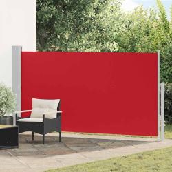 Auvent lat&eacute;ral r&eacute;tractable de patio 170x300 cm Rouge