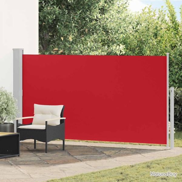 Auvent lat�ral r�tractable de patio 170x300 cm Rouge