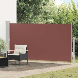 Auvent lat&eacute;ral r&eacute;tractable de patio 170x300 cm Marron