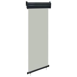 Auvent lat&eacute;ral de balcon 65x250 cm Gris