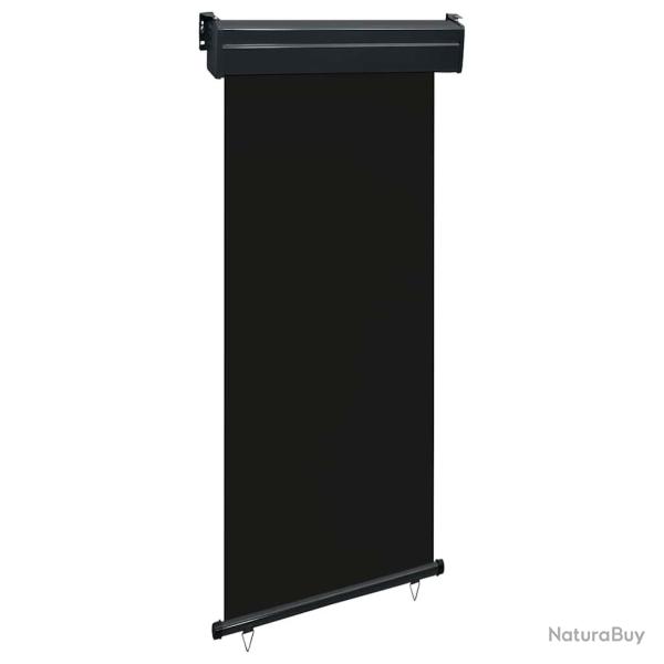 Auvent lat�ral de balcon 85x250 cm noir