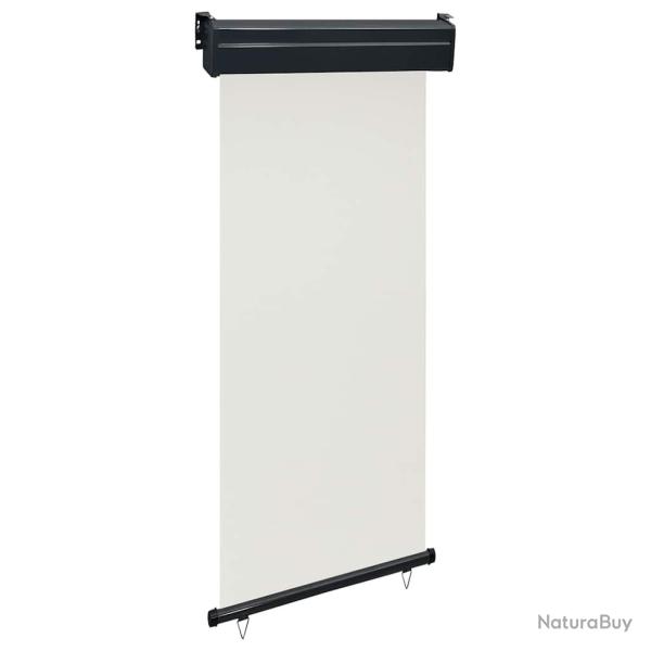 Auvent lat�ral de balcon 85x250 cm Cr�me