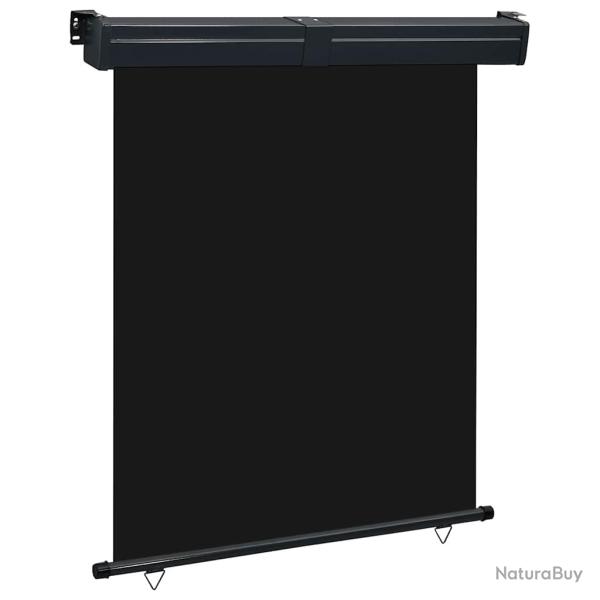 Auvent lat�ral de balcon 145x250 cm noir