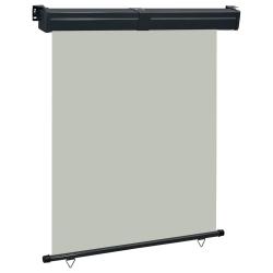 Auvent lat&eacute;ral de balcon 145x250 cm Gris