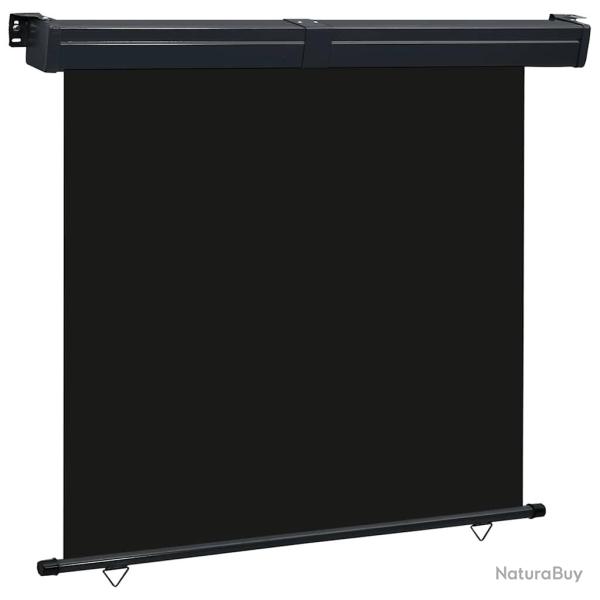 Auvent lat�ral de balcon 175x250 cm noir