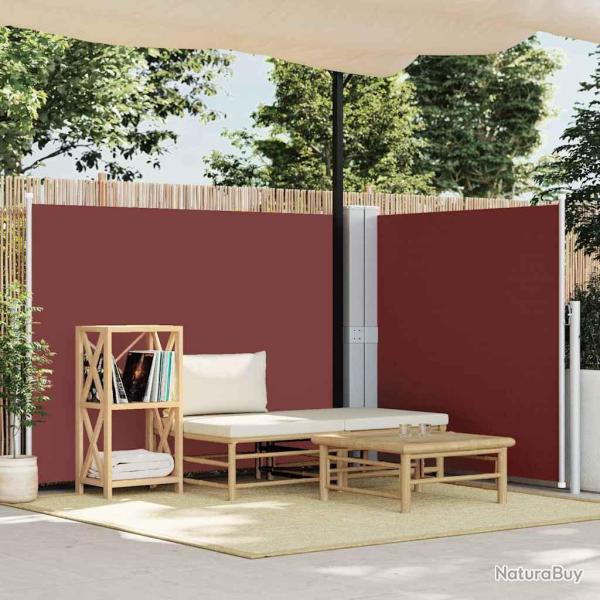 Auvent lat�ral r�tractable Marron 140 x 600 cm