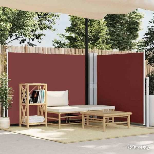 Auvent lat�ral r�tractable Marron 140 x 1000 cm