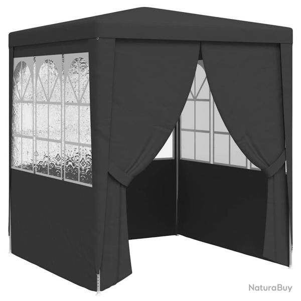 Tente de r�ception et parois lat�rales 2x2 m Anthracite 90 g/m�