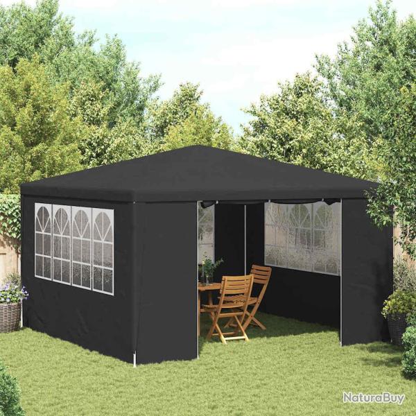 Tente de r�ception et parois lat�rales 4x4 m Anthracite 90 g/m�