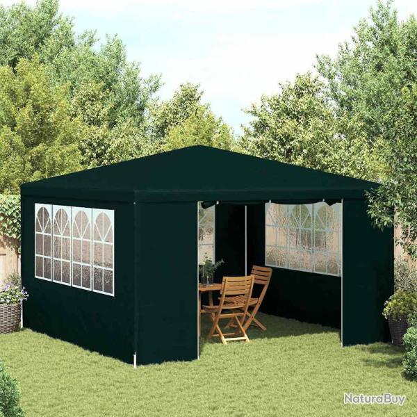 Tente de r�ception et parois lat�rales 4x4 m Vert 90 g/m�